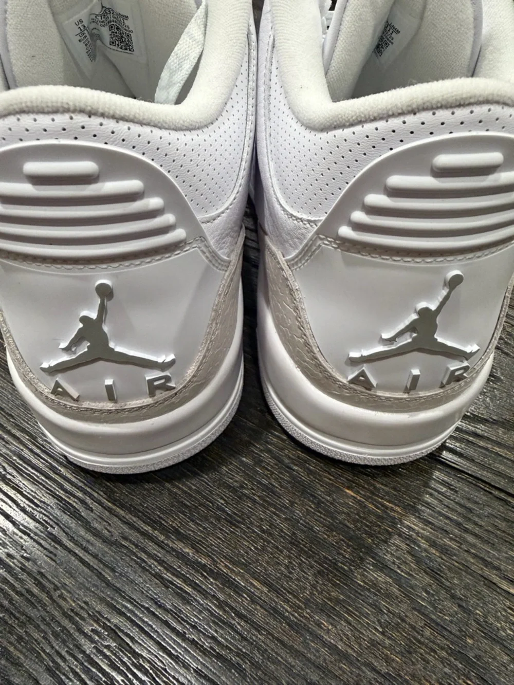 Air Jordan 3 Retro Pure Money 2025 White Silver Men's Size 13 like new